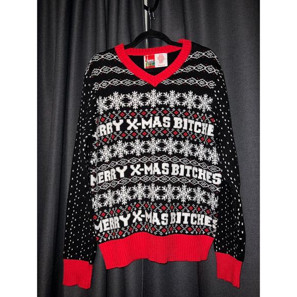 Ugly Christmas Sweater Xmas Size Medium Spencer’s - Picture 1 of 3
